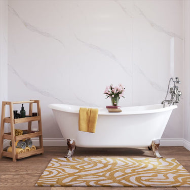 Calacatta Marble Gloss 1m Wide Wall Panel